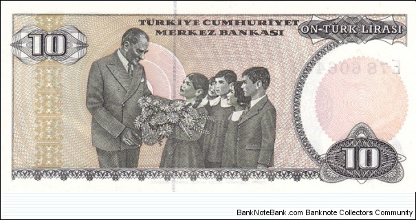 Banknote from Turkey year 1979