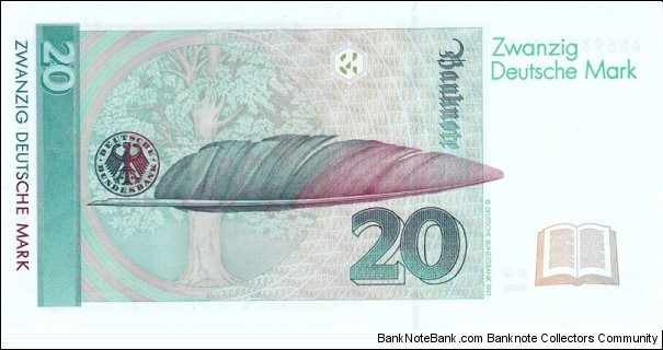 Banknote from Germany year 1991