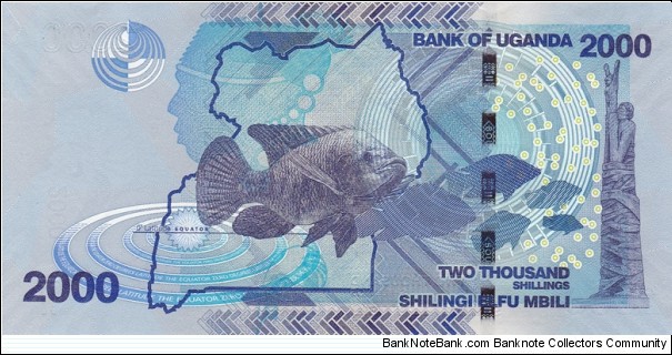 Banknote from Uganda year 2010