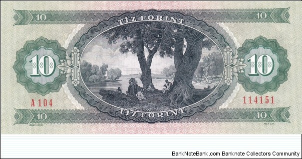 Banknote from Hungary year 1975