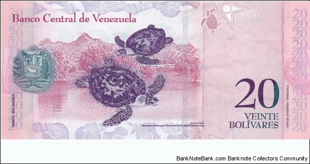 Banknote from Venezuela year 2007