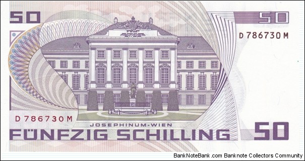 Banknote from Austria year 1986