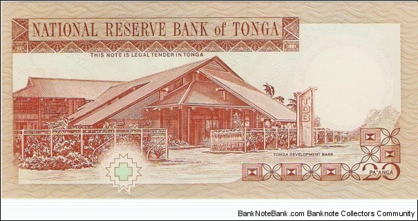 Banknote from Tonga year 1995