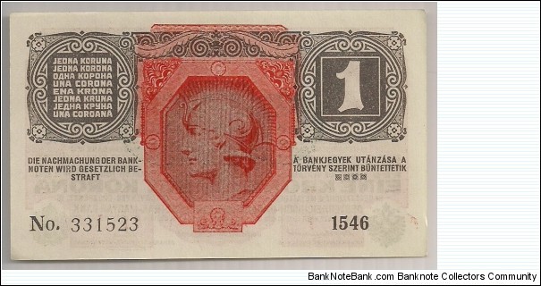 Banknote from Austria year 1916