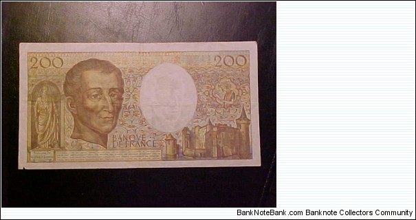 Banknote from France year 1990