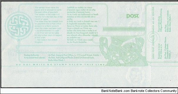 Banknote from Ireland year 1999