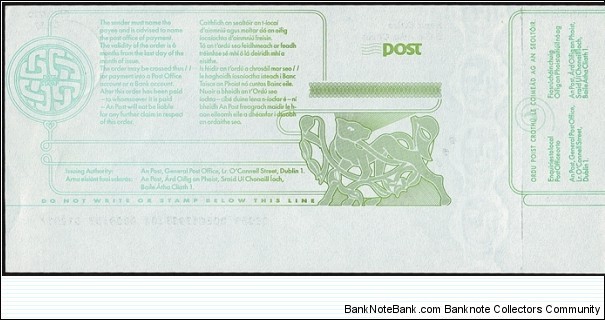 Banknote from Ireland year 1993