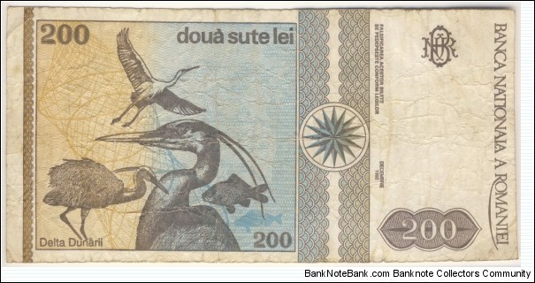 Banknote from Romania year 1992