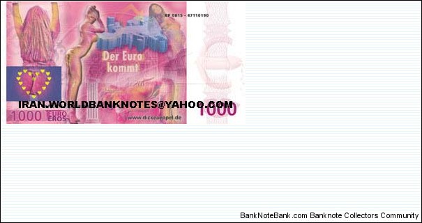 1000 EURO (SEXY CLUB) Banknote