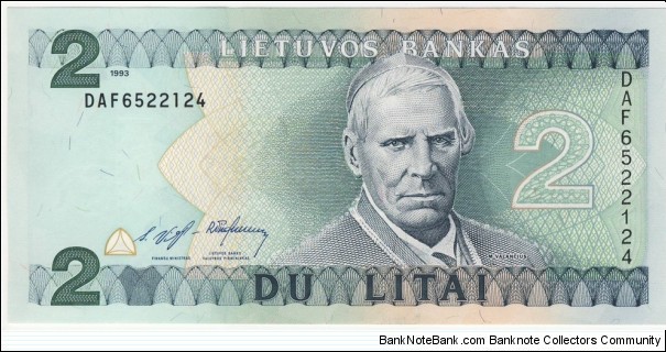 2 Litas Banknote