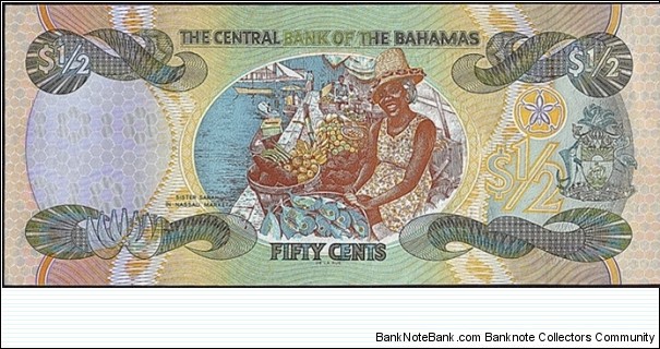 Banknote from Bahamas year 2001