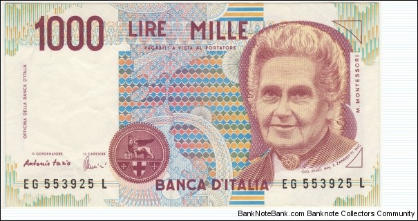 1000 Lire Banknote