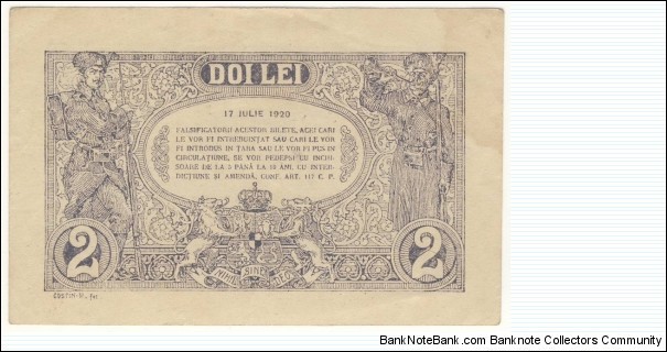 Banknote from Romania year 1920