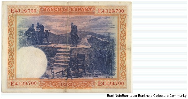 Banknote from Spain year 1925