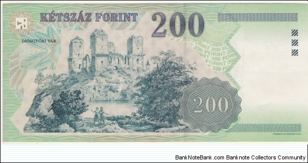 Banknote from Hungary year 1998