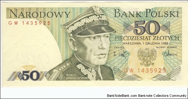 50 Zloty  Banknote