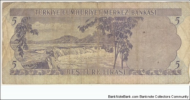 Banknote from Turkey year 1976