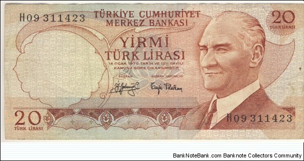 20 Lira  Banknote