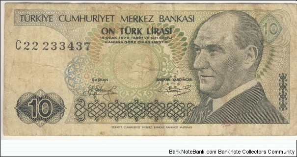 10 Lira  Banknote