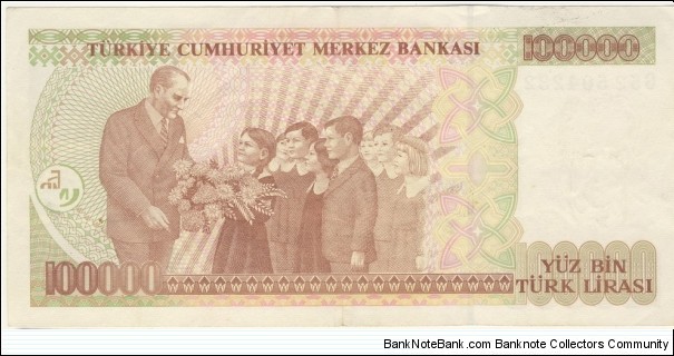 Banknote from Turkey year 1997