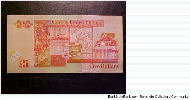 Banknote from Belize year 2009