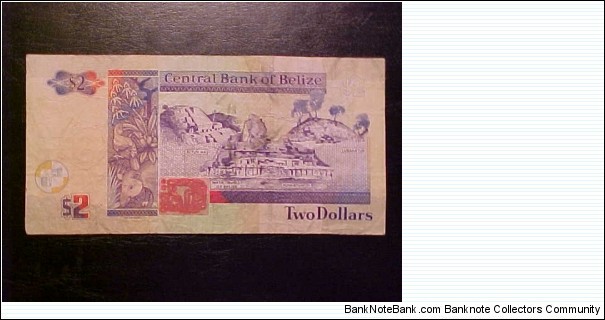 Banknote from Belize year 2007