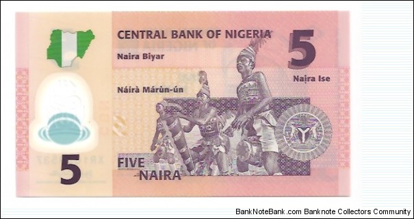 Banknote from Nigeria year 2009