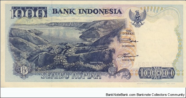 1000 Rupiah  Banknote