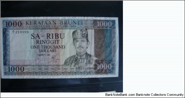 One thousand dollars Banknote
