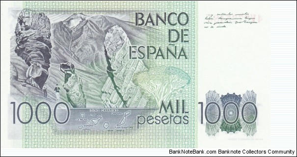 Banknote from Spain year 1979