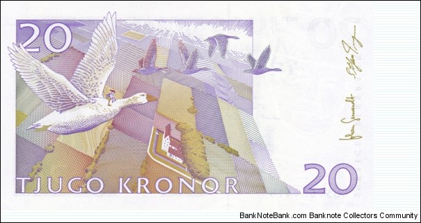 Banknote from Sweden year 2006