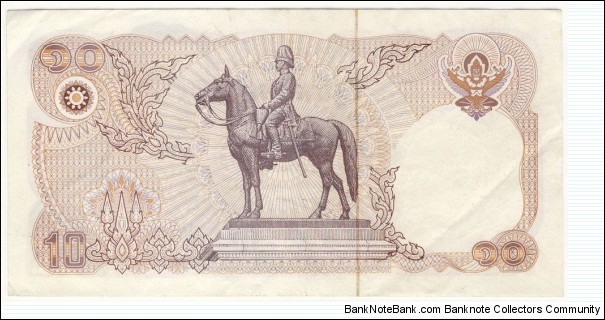 Banknote from Thailand year 1980