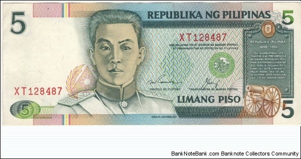 5 Piso (1993) Banknote