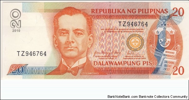20 Piso (2010) Banknote
