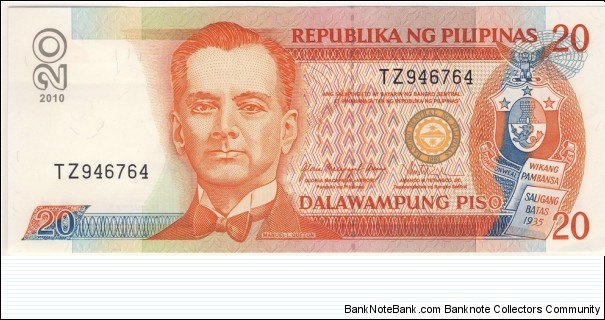 20 Piso (2010) Banknote