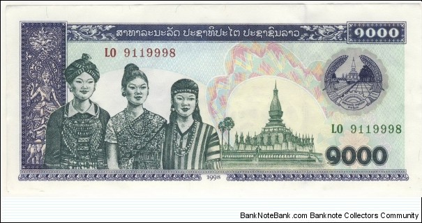 1000 Kip Banknote