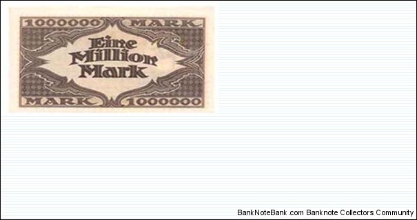 Banknote from Germany year 1923