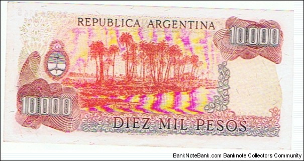 Banknote from Argentina year 1976