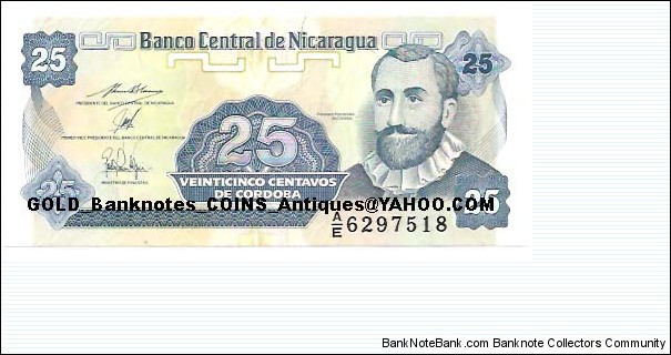 25Centavos 1990  Banknote