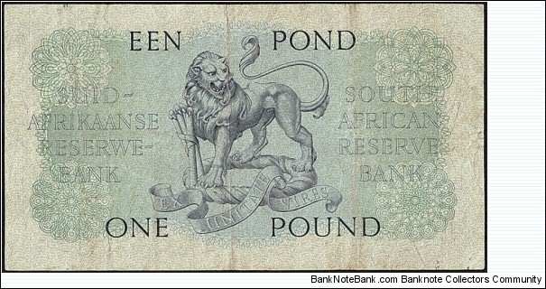 Banknote from South Africa year 1954