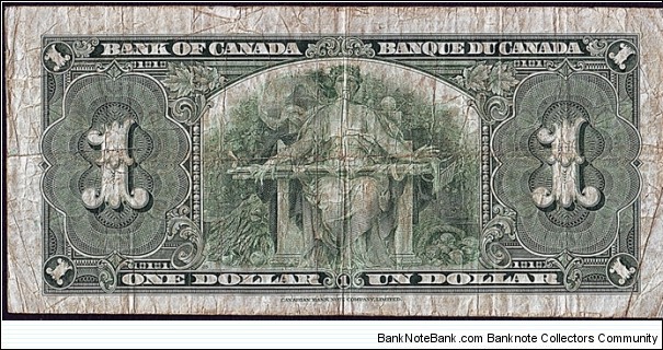 Banknote from Canada year 1937