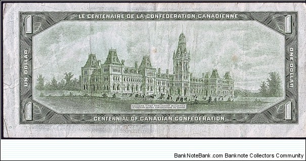 Banknote from Canada year 1967