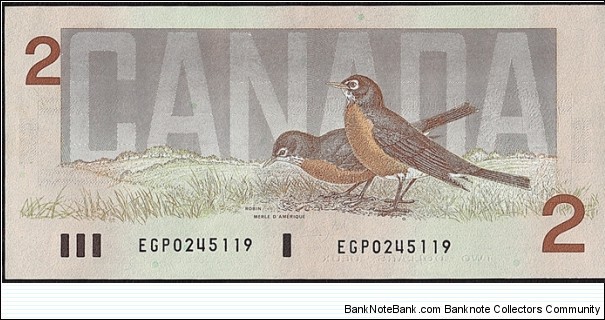 Banknote from Canada year 1986