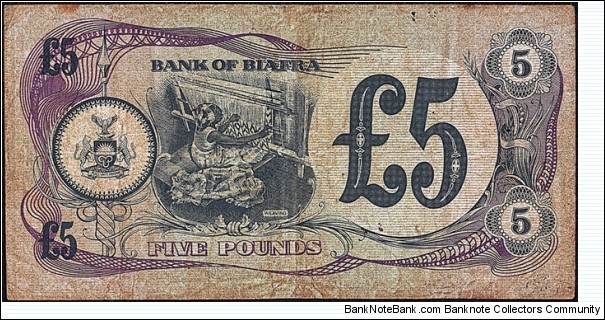 Banknote from Biafra year 0