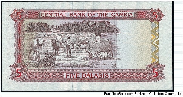 Banknote from Gambia year 0