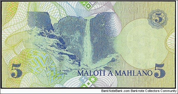 Banknote from Lesotho year 1989