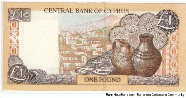 Banknote from Cyprus year 2004