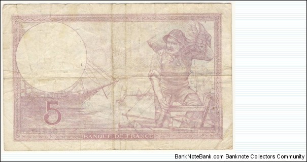 Banknote from France year 1939