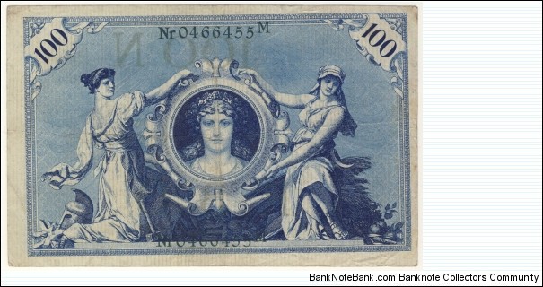 Banknote from Germany year 1908