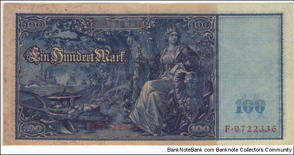 Banknote from Germany year 1910